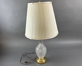 Lot 91 | Vintage Crystal Lamp
