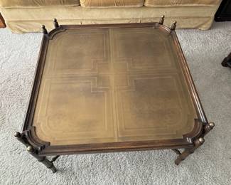 Lot 49 | Vtg Brass Coffee Table
