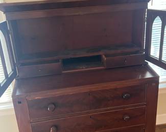 Antique Gothic Revival China Cabinet - $400 - Value Range ($800-$1500). Priced to sell. 