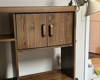 MCM Wooden Desk w/ Hutch - $50 - Value - Value $200 to $500. 