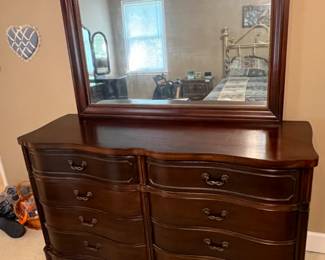 Vintage Wooden Dresser w/ Mirror - $150 - Value $300-$600