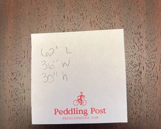 Vintage Dining Table w/ Leafs - $150 - Priced to sell. Value $300-$600. Rush Dining Chairs sold. 