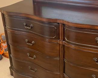 Vintage Wooden Dresser w/ Mirror - $150 - Value $300-$600