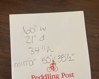 Vintage Wooden Dresser w/ Mirror - $150 - Value $300-$600