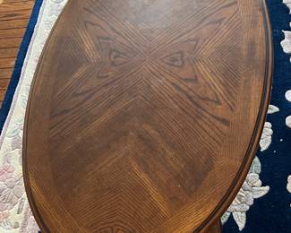 Vintage Oval Wooden Coffee Table - $50 - Value $100-$300 