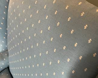 Vintage Wingback Chair w/ Polka Dot Upholstery - $100 - Value $150-$300. Priced to sell. 