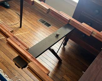 Vintage Mahogany Flip-Top Table - $100 - Value $200-$500. 