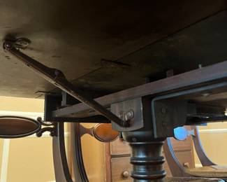 Vintage Dining Table w/ Leafs - $150 - Priced to sell. Value $300-$600. Rush Dining Chairs sold. 