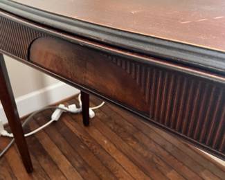 Vintage Mahogany Flip-Top Table - $100 - Value $200-$500. 