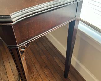 Vintage Mahogany Flip-Top Table - $100 - Value $200-$500. 