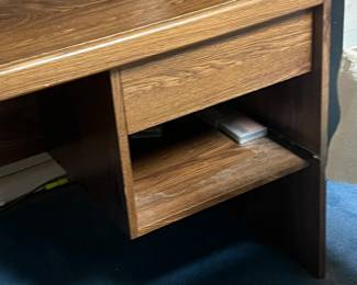 MCM Wooden Desk w/ Hutch - $50 - Value - Value $200 to $500. 