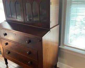Antique Gothic Revival China Cabinet - $400 - Value Range ($800-$1500). Priced to sell. 