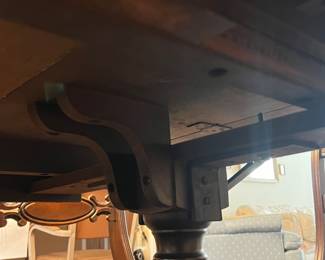 Vintage Dining Table w/ Leafs - $150 - Priced to sell. Value $300-$600. Rush Dining Chairs sold. 