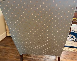 Vintage Wingback Chair w/ Polka Dot Upholstery - $100 - Value $150-$300. Priced to sell. 
