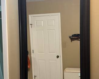 Contemporary Black Framed Wall Mirror - $25 - Value $50-$150