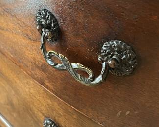 Antique Mahogany Serpentine Chest of Drawers - $250 - Value $500 to $1,200. 
