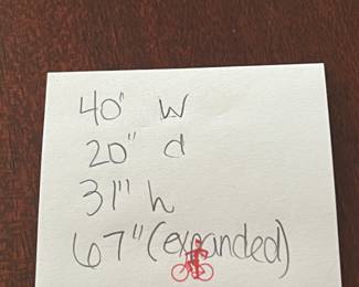 Vintage Mahogany Flip-Top Table - $100 - Value $200-$500. 