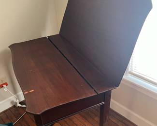 Vintage Mahogany Flip-Top Table - $100 - Value $200-$500. 