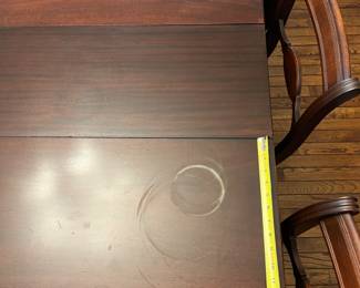 Vintage Dining Table w/ Leafs - $150 - Priced to sell. Value $300-$600. Rush Dining Chairs sold. 