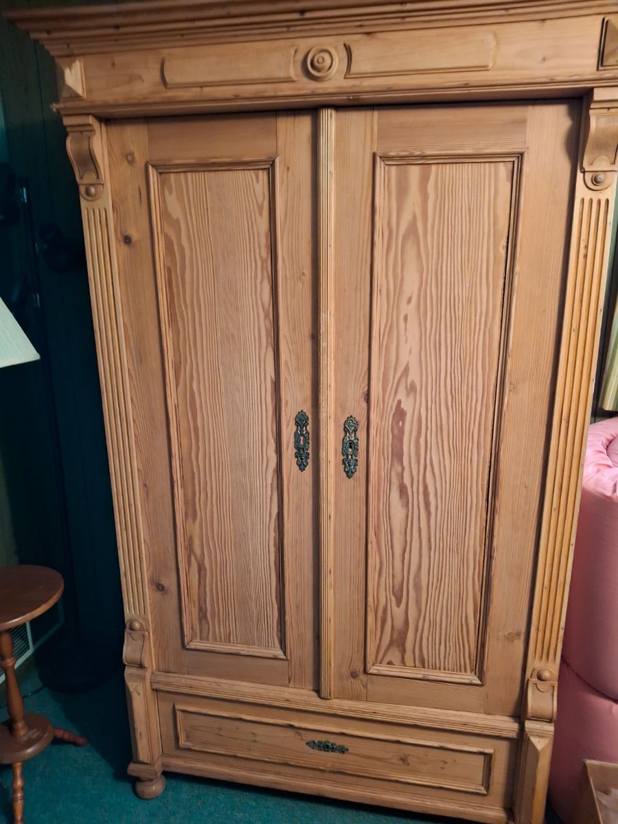 Antique Irish Pine Cabinet