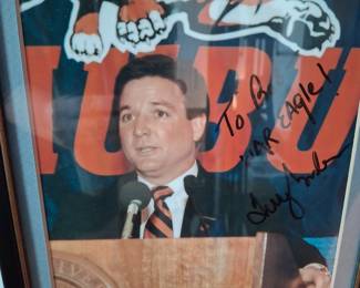Autographed Terry Bauden photo Auburn Head Coach