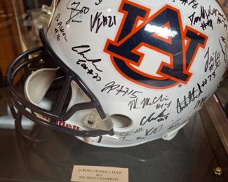 Auburn Helmet signed by the 2017 SEC West Championship Team