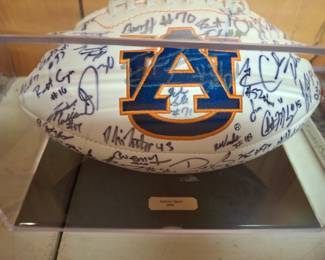 Auburn Football Autographed by 2009 Team