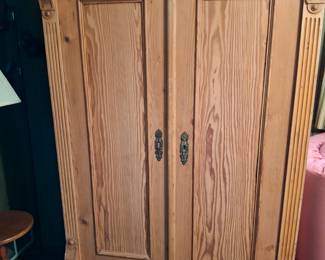 Antique Irish Pine Cabinet