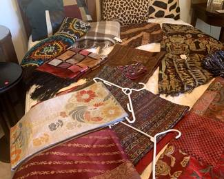 Assorted Vintage Fabrics and Runners