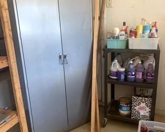 Large Freestanding Metal Cabinet