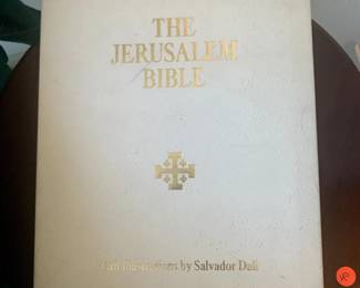 Boxed Jerusalem Bible with Images by Salvador Dali