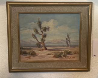 Nevada Wilson Oil on Canvas High Desert Yucca Tree