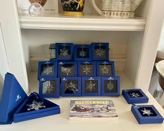 Swarovski crystal snowflakes