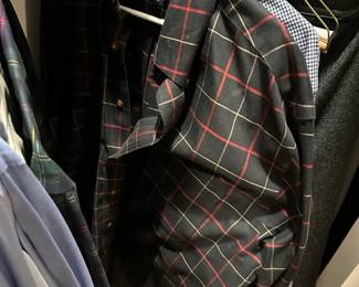 Men's Clothing (including brands such as North Face, Columbia, Olympia, First Gear, Michael Kors, 346 Brooks Brothers, Klim, Burberry, Callaway, Ralph Lauren, Tommy Hilfiger)