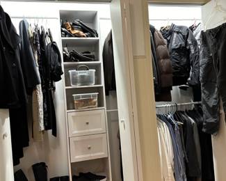 Men's Clothing (including brands such as North Face, Columbia, Olympia, First Gear, Michael Kors, 346 Brooks Brothers, Klim, Burberry, Callaway, Ralph Lauren, Tommy Hilfiger)