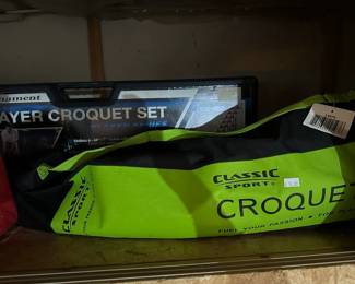 Croquet set
