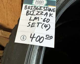 Bridgestone Blizzak LM-60 Set of Tires