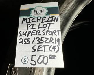 Michelin Pilot Super Sport 255/35ZR19 Tire Set