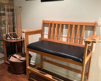 Billards Spectator Bench