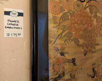 Framed Chinese Embroidery