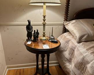 Hannah's Furniture Side Table, Table Lamp , Terracotta Warrior