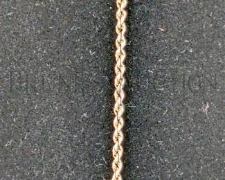 LONG!! - 14K GOLD NECKLACE 32" LONG