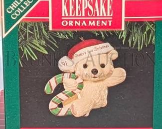 (7 PCS) HALLMARK ORNAMENTS, MICE ALL IN ORIGINAL BOXES INCLUDES: "VERY MERRY MINUETS", "SONG AND DANCE" & MORE RE...