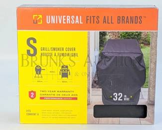 NEW - CHAR-BROIL GRILL / SMOKER COVER NEW IN ORIGINAL BOX UNIVERSAL FITS ALL BRANDS, 32" W