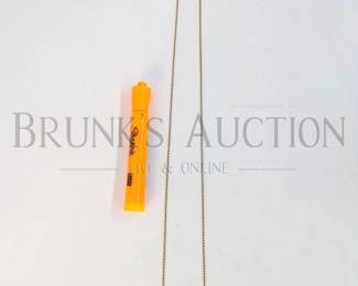 LONG!! - 14K GOLD NECKLACE 32" LONG