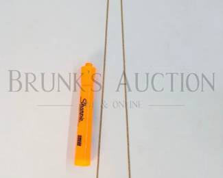 14K GOLD CHAIN NECKLACE, SINGLE STRAND 26" L