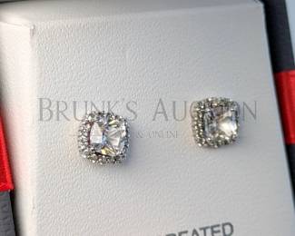 jewelry ring sterling lab grown stones 