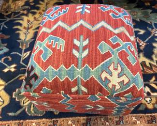 Small Kilim Stool $125