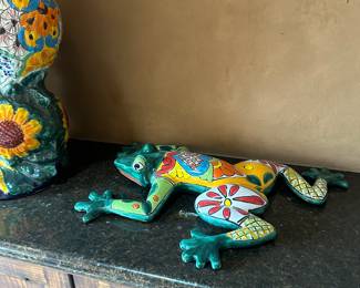 Talavera Painted Frog $125