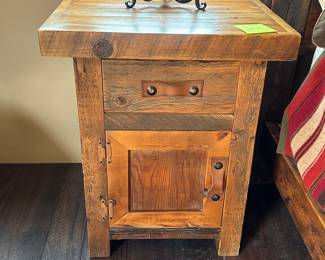 Rustic Nightstand $450